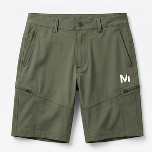 Pantalones Cortos Deportivos Urbanos Premium Unisex Negros para Gimnasio y Running, Transpirables, con Bolsillos Laterales, Cintura Elástica, Secado Rápido - Product Image 1