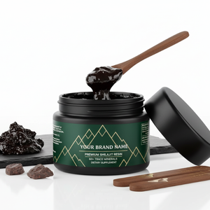 Extrait de résine Shilajit de l'Himalaya pur 1 kg Tambour Pack 75% Acide Fulvique 85 + Trace Minéraux Sauvages Cultivés en Inde - Product Image 2