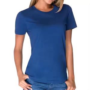 Camiseta de Mujer al por Mayor, Ecológica, Antiarrugas, de Secado Rápido, Transpirable, Cómoda, Elegante, de Corte Regular, Cuello en V, Lisa - Product Image 4