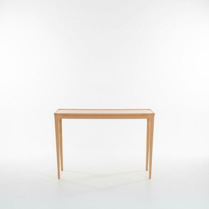 Table basse rectangulaire PKP moderne pour salon, style Vietnamien, en bois d'hévéa durable, placage MDF, finition blanc nacré et abricot sherbet - Product Image 1