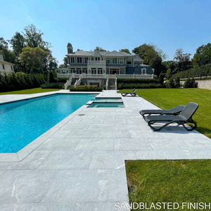 <b>Sandblasted</b> Bluestone Porcelain Tiles Non Slip Outdoor for Pool Surround Garden Walkway Villa Flooring - Product Image 4