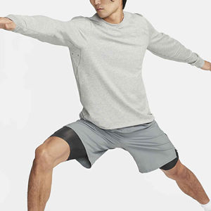 T-shirt pour homme en coton à manches longues, de haute qualité, sur mesure, tendance, neuf, pas cher, vente en gros de t-shirts pour homme 2025 - Product Image 2