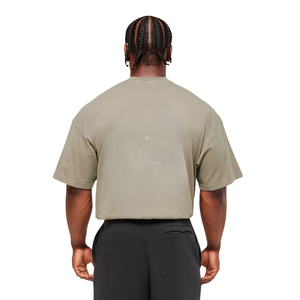 Camiseta Deportiva Extra Grande para Hombre, Transpirable, de Alto Rendimiento, para Entrenamiento Atlético, Ajuste Holgado, Color Lino Marrón - Product Image 2