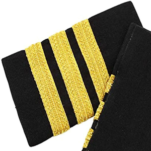Épaulettes de qualité supérieure, couleur personnalisée, sangle d'épaule de pilote, épaulettes d'uniforme, design personnalisé, fabriqué au Pakistan - Product Image 5