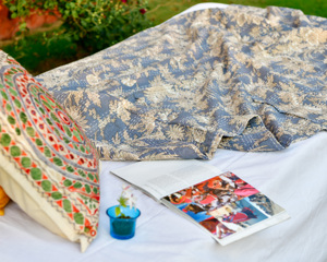Wholesale Handmade Cotton Kantha Quilt Reversible <b>Block</b> Print Bedspread Soft Bedding Blanket Boho <b>Bed</b> Cover OEM ODM Indian made - Product Image 2