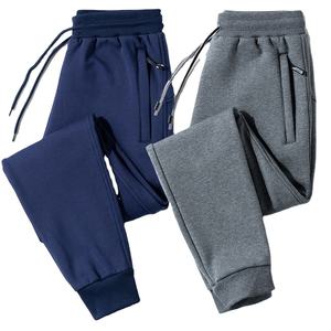 Pantalon de fitness d'entraînement de gymnastique avec logo personnalisé pour femmes 100% coton taille moyenne quantité minimale de commande bas pantalon de survêtement de vente chaude-Vente en gros - Product Image 2