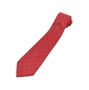 Corbata Masónica Personalizada con Símbolo Triple Tau Azul del Capítulo Arco Real - Product Image 2