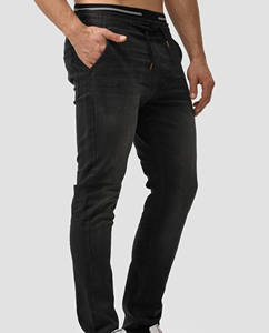 Jeans de Moda 2026 para Hombre, Pantalones Vaqueros al por Mayor, Corte Ajustado, Diseño Elástico en Azul y Negro - Product Image 4
