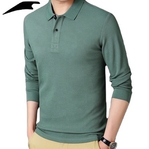 Polo à manches longues personnalisé haut de gamme populaire T-Shirt spécial coton à séchage rapide Service OEM t-Shirt à col unique Polo pour hommes - Product Image 2