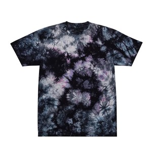 Camiseta de Manga Corta para Hombre, Cuello Redondo, Corte Regular, Tejido de Punto, Estilo Casual, Diseño Estampado en Negro y Morado - Product Image 1