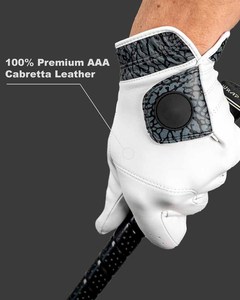 Gants de golf sportifs respirants et antidérapants, couleur personnalisée, en cuir cabretta - Product Image 6