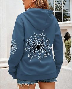 Sudadera con Capucha ROMEO INDUSTRY para Mujer, Informal, de Mezcla de Algodón, Suave, Cómoda y Transpirable, con Bolsillos, para Invierno/Otoño - Product Image 2