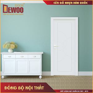 Dewoo ประตูเหล็กดีไซน์ทันสมัยหรูหราทนทานวัสดุพีวีซีสำหรับใช้ในร่มกันน้ำรับประกัน5ปีผู้ผลิตจากเวียดนาม - Product Image 5