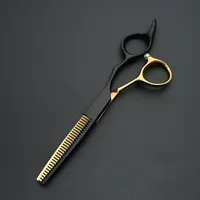 Ciseaux de coiffure pour démêlage, manche droit en plastique, ensemble d'outils de coupe de cheveux, certifié CE pour salon