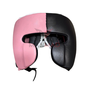 Brand New Custom Made Boxing Set Factory Manufacture Latest Model Pro Punching Leather Boxing Gloves Groin Guard And Head Gear - Product Image 4