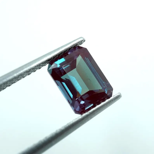 อเล็กซานไดรต์ธรรมชาติ หินแกรนด์เจมสโตนทรงคุชชั่น 2.10 กะรัต หินเจียระไนสำหรับทำเครื่องประดับ 8x6x4.5 มม. - Product Image 5