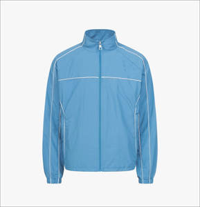 Ensemble coupe-vent en nylon hautement personnalisable unisexe avec fermeture éclair, blocs de couleur, capuche, toutes tailles, imperméable, imprimé, pour le printemps et le travail - Product Image 2