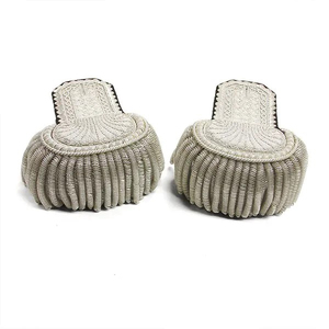 Insignias Bordadas Personalizadas de Alta Calidad para Uniformes, Cordones para Hombros, Epaulettes Bordados a Mano, Venta al Por Mayor - Product Image 5