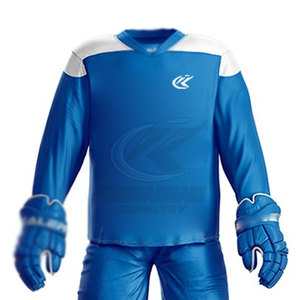 Uniforme de hockey sur glace fabriqué au Pakistan, couleur personnalisée, polyester respirant, haute qualité pour hommes adultes, vente en ligne - Product Image 5
