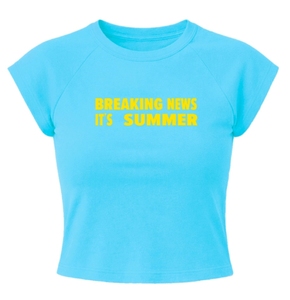 O2K <b>Y2K</b> Summer 100% Cotton Eco-Friendly Breathable Silk Screen Printed Letter Logo Raglan Short Sleeve Women's Slim Fit Short - Product Image 2