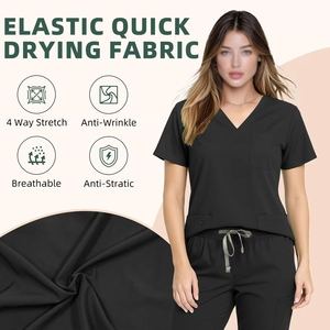 Ensemble de blouses médicales pour femmes OEM – Tenue d'infirmière unisexe pour hôpital - Product Image 5