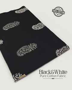 Tela de algodón modesta con un patrón impreso único, ideal para trajes de algodón y minivestidos de algodón. Compre al mejor precio de un proveedor indio. - Product Image 3