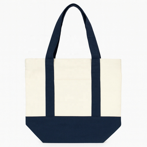 Sac fourre-tout en toile de coton bio réutilisable personnalisé avec logo, sac de shopping écologique promotionnel pour femmes - Product Image 4