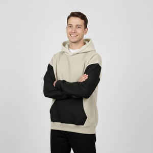 New Fashion Pullover Men's <b>Hoodies</b> Blank Design French Terry Fabric 450 GSM <b>Oversize</b> Drop Shoulder Streetwear <b>Hoodies</b> for Men - Product Image 4