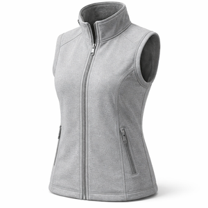 Chaleco con Cuello Alto Personalizado al por Mayor para Mujer - Chaleco con Cuello Alto para Mujer OEM, Venta Directa de Fábrica - Product Image 3