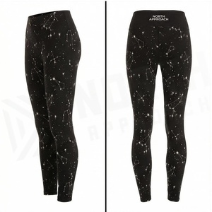 Leggings de Yoga Largos para Mujer North Approach, Cintura Alta, Estampado de Constelaciones, Spandex, Poliéster, Elásticos en Cuatro Direcciones - Product Image 3