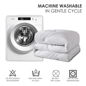 Piumino Oversize Bianco per Tutte le Stagioni con Imbottitura Nordica Calda e Soffice, Ideale per Inverno e Giornate di Neve, per Camere da Letto e Hotel - Product Image 2