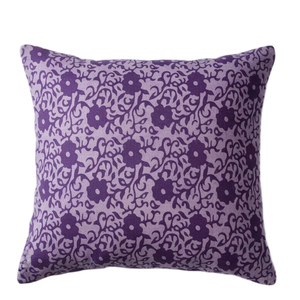 Housse de coussin en coton imprimée à la main au motif floral vert, nouveau design indien, pour canapé et literie - Product Image 1