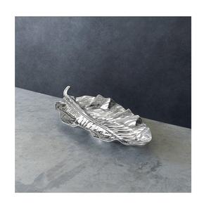 Assiette en métal en forme de feuille de luxe de haute qualité en acier inoxydable pour aliments frits, prix d'usine, pour restaurant - Product Image 2