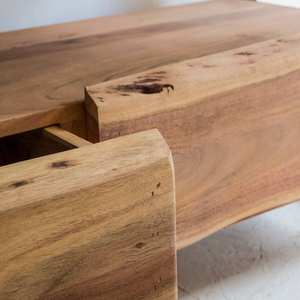 Mueble para TV Vandana Cresta Nova en madera de acacia con 3 cajones - Product Image 4