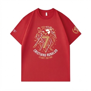 เสื้อยืดคอตตอนแท้ 100% น้ำหนัก 260 กรัม สไตล์วินเทจ ระบายอากาศได้ดี เป็นมิตรกับสิ่งแวดล้อม พิมพ์ลายโป๊กบาและนักฟุตบอลชื่อดังตามสั่ง ขายส่ง - Product Image 6