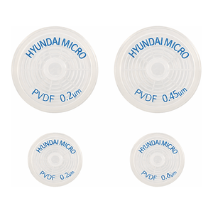 Filtro de Jeringa de Laboratorio de 13 mm y 0.20 m, PVDF Hidrófilo de Hyundai Micro para Filtración Acuosa - Product Image 2