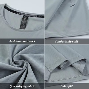 Camiseta de algodón 100% para hombre, cuello redondo, hombros descubiertos, diseño de logotipo personalizado, camisetas para hombre al por mayor - Product Image 5