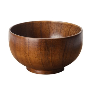 Antique Quality Acacia <b>Wood</b> <b>Fruit</b> Salad <b>Bowl</b> Disposable Serving <b>Bowl</b> for Home Hotel Restaurant Wholesale Hot Selling Product - Product Image 2