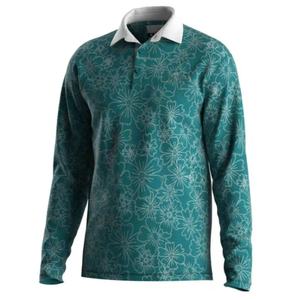 Chemises de golf en polyester et élasthanne avec logo personnalisé, respirantes, grandes tailles, décontractées, pour polo avec t-shirts à sublimation unie - Product Image 5