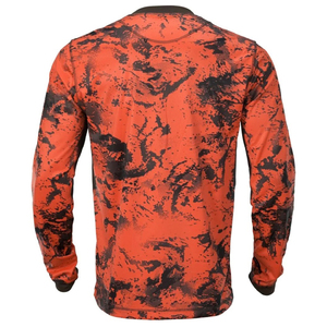 Chemise de chasse athlétique respirante en polyester avec logo personnalisé pour la chasse aux oiseaux, vêtements tactiques de chasse en plein air - Product Image 2
