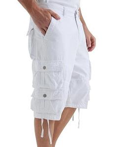 Custom Breathable High Waist <b>Cargo</b> Shorts Men 6 Pocket Zipper Style Summer Casual Beach <b>Work</b> Wear Fit - Product Image 4