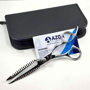 Ciseaux de coiffure professionnels en acier inoxydable forgé, à dents de requin, pour barbier et salon de coiffure - Product Image 4