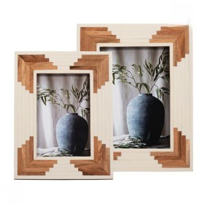Affordable Price Photo <b>Frame</b> With Resin & Wood Stripes inlay Design Custom Size Wall <b>Gallery</b> Hanging Wall Tabletop At Best Price - Product Image 1
