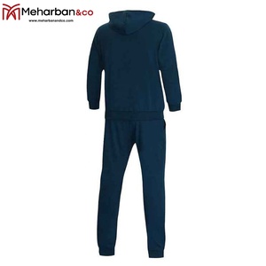 Conjuntos de pantalones con capucha de retazos con cremallera para hombre, ropa deportiva cómoda de ajuste fácil para correr de invierno, chándal de talla grande - Product Image 6