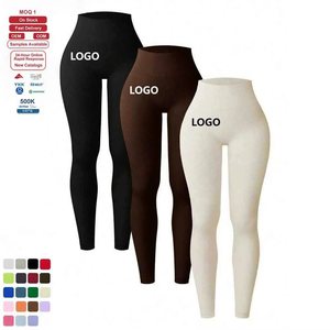 Wholesale Women <b>Yoga</b> Pants Ladies Fitness Leggings Running Gym Workout <b>Trousers</b> Sport With Logo - Product Image 5