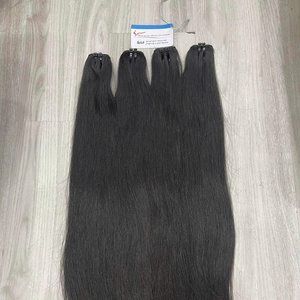Sale Off 15%!!! Natural Black Wavy Weft Color Hair 100% Raw Vietnamese Human Hair No <b>tangle</b> No Shedding Wholesale - Product Image 5