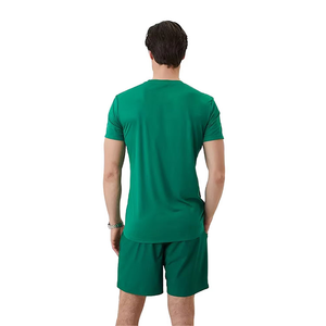 Conjunto de verano para hombre, camiseta y pantalones cortos a juego, tela suave y transpirable, conjunto cómodo para viajes, gimnasio, playa, vacaciones. - Product Image 2