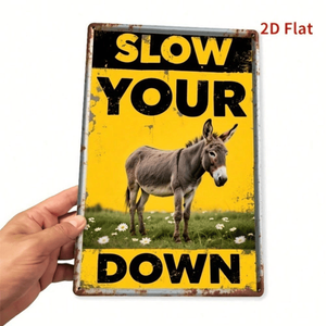 CIFbuy Targa in Alluminio Stile Rustico Vintage 8x12 Pollici, Decorazione Murale in Legno per Casa, Bar, Cucina, Stile Fattoria, per TikTok e Temu - Product Image 1