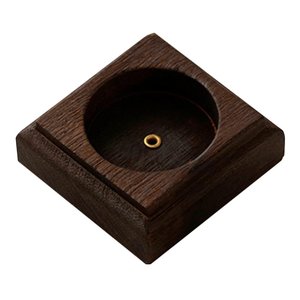 Porte-encens artisanal en bois, plateau décoratif pour bâtonnets d'encens, pour la prière, la méditation et le bien-être, utilisable toute l'année - Product Image 1