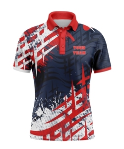 Camiseta Deportiva Personalizada OEM con Estampado por Transferencia Térmica, Tejida, Informal, Sólida, Transpirable, que Absorbe la Humedad, para Equipos Deportivos - Product Image 1